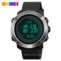 SKMEI 1418 ABS stainless steel case fast track sports watches functional digital hand watch alarm